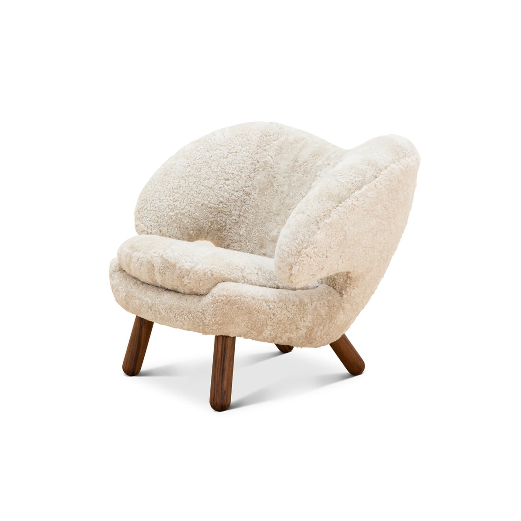 House of Finn Juhl Pelican Chair Sheep Skin 하우스 오브 핀율 펠리칸 라운지 체어(양가죽) 색상 선택